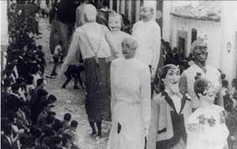 Papahuevos en una fiesta canaria (Foto TA)